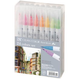 Clean Color Real Brush Set 24 pcs in the group Pens / Artist Pens / Brush Pens at Pen Store (134102)