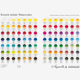 l'Aquarelle Watercolour Half Pan (Price Group 1) in the group Art Supplies / Artist colours / Watercolor Paint at Pen Store (134137_r)