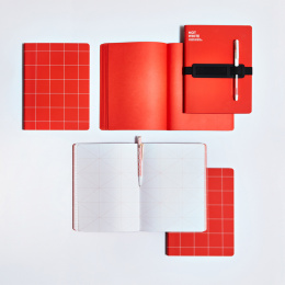 Notebook Break The Grid L Light - Red in the group Paper & Pads / Note & Memo / Notebooks & Journals at Pen Store (134351)
