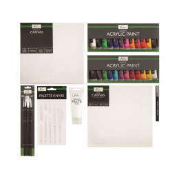 Complete acrylic art set 38 pcs in the group Art Supplies / Art Sets / Beginner sets at Pen Store (134425)