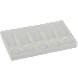 Artists porcelain palette rectangular 22x20 cm in the group Art Supplies / Studio / Palettes at Pen Store (134469)