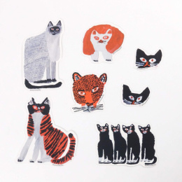 Sticker pack Miroco Machiko Cats in the group Hobby & Creativity / Create / Stickers at Pen Store (134509)