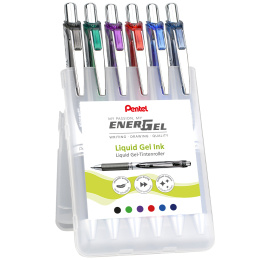 EnerGel BL77 Rollerball 07 6-set  in the group Pens / Writing / Ballpoints at Pen Store (134573)