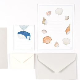 Stationery paper Yusuke Yonezu Whale in the group Hobby & Creativity / Holidays and seasons / Cards and envelopes at Pen Store (134643)