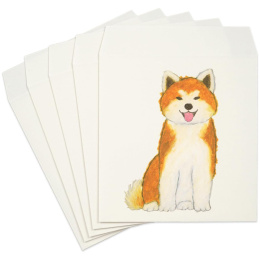 Pochi-Bukuro Gift bags 5 pack Yusuke Yonezu Akita in the group Hobby & Creativity / Holidays and seasons / Cards and envelopes at Pen Store (134658)