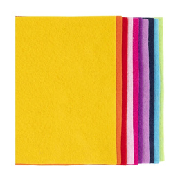 Craft felt A4 10-pack Colour mix in the group Hobby & Creativity / Create / Craft felt at Pen Store (134715)