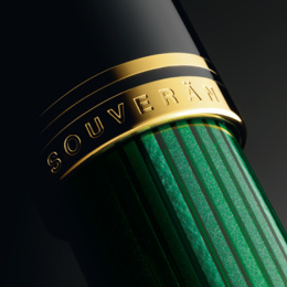 Souverän M800 Fountain Pen Black/Green in the group Pens / Fine Writing / Fountain Pens at Pen Store (134754_r)