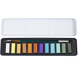 Watercolour 12-set Metallic in the group Art Supplies / Artist colours / Watercolor Paint / Watercolor paint for children at Pen Store (134822)