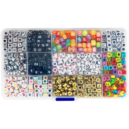 Letter Beads in Storage Box in the group Kids / Fun and learning / Jewelry and pearls  for children / Pearls at Pen Store (134886)