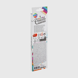 Rainbow Graphite Pencils + Sharpener in the group Kids / Kids' Pens / Coloring Pencils for Kids at Pen Store (134889)