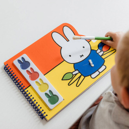 Miffy Paint Book Colours + Brush in the group Kids / Kids' Paint & Crafts / Paint for Kids / Watercolors for Kids at Pen Store (134895)