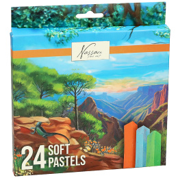 Soft Pastels 24-set in the group Art Supplies / Crayons & Graphite / Pastel Crayons at Pen Store (134912)