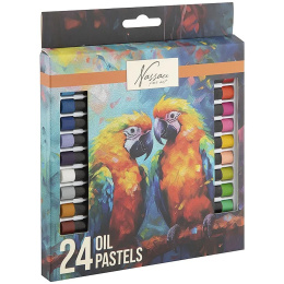 Oil Pastels 24-set in the group Art Supplies / Crayons & Graphite / Pastel Crayons at Pen Store (134918)