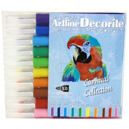 Decorite Calligraphy Pack of 10 Carnival in the group Hobby & Creativity / Calligraphy / Calligraphy Pens at Pen Store (134996)