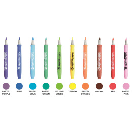 Decorite Brush Marker Pack of 10 Carnival in the group Pens / Artist Pens / Brush Pens at Pen Store (135000)