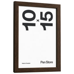 Wooden Frame Walnut Finish 10x15 cm in the group Hobby & Creativity / Organize / Frames / Walnut-coloured frames at Pen Store (135065)