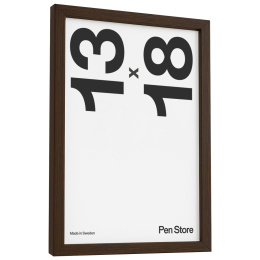 Wooden Frame Walnut Finish 13x18 cm in the group Hobby & Creativity / Organize / Frames / Walnut-coloured frames at Pen Store (135066)
