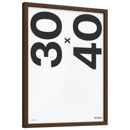 Wooden Frame Walnut Finish 30x40 cm in the group Hobby & Creativity / Organize / Frames / Walnut-coloured frames at Pen Store (135072)