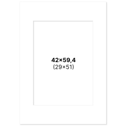 Passepartout White 42x59,4 cm A2 in the group Hobby & Creativity / Organize / Frames / Matboards at Pen Store (135111)