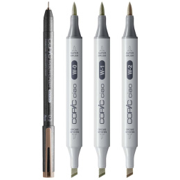 Ciao Shade Set Light Warm Gray Pack of 4 in the group Pens / Artist Pens / Illustration Markers at Pen Store (135145)