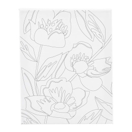 Canvas with print 24x30cm 360g Poppy in the group Art Supplies / Studio / Artist Canvas / Acrylic canvas at Pen Store (135413)