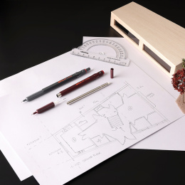 600 Mechanical Pencil 0,5 Dark Stone in the group Pens / Writing / Mechanical Pencils at Pen Store (135424)
