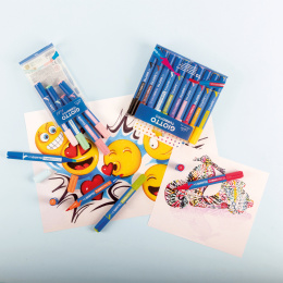 Turbo Pro Dual Tip Marker Pen Set of 10 in the group Pens / Artist Pens / Watercolour markers at Pen Store (135469)