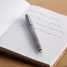 IM Rituals Gradient Grey/Chrome Fountain Pen in the group Pens / Fine Writing / Fountain Pens at Pen Store (135487_r)