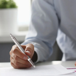 IM Rituals Gradient Grey/Chrome Ballpoint in the group Pens / Fine Writing / Ballpoint Pens at Pen Store (135490)