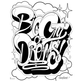 American Graffiti Coloring Book in the group Hobby & Creativity / Books / Adult Coloring Books at Pen Store (135491)