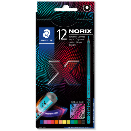 Coloured Pencils Norix Set of 12 in the group Kids / Kids' Pens / Coloring Pencils for Kids at Pen Store (135514)