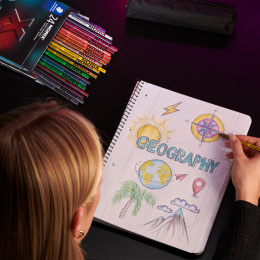 Coloured Pencils Norix Set of 24 in the group Kids / Kids' Pens / Coloring Pencils for Kids at Pen Store (135515)