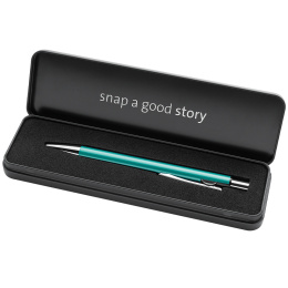 Snap Metallic Ballpoint Turquoise in the group Pens / Fine Writing / Ballpoint Pens at Pen Store (135583)