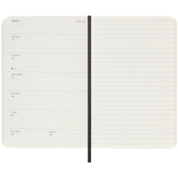 Calendar 18M WeekNote Soft Cover Pocket Black in the group Paper & Pads / Planners / 18-Month Planners at Pen Store (135587)
