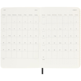 Calendar 18M WeekNote Soft Cover Pocket Black in the group Paper & Pads / Planners / 18-Month Planners at Pen Store (135587)