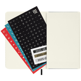 Calendar 18M WeekNote Soft Cover Pocket Black in the group Paper & Pads / Planners / 18-Month Planners at Pen Store (135587)