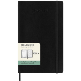 Calendar 18M WeekNote Soft Cover Large Black in the group Paper & Pads / Planners / 18-Month Planners at Pen Store (135588)