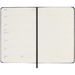 Calendar 18M WeekNote Hard Cover Pocket Black in the group Paper & Pads / Planners / 18-Month Planners at Pen Store (135590)