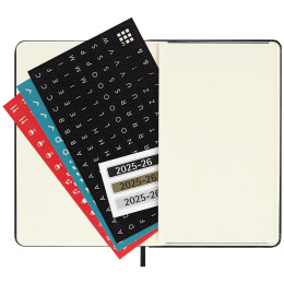 Calendar 18M WeekNote Hard Cover Pocket Black in the group Paper & Pads / Planners / 18-Month Planners at Pen Store (135590)