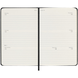 Calendar 18M Weekly Hard Cover Horisontell Pocket Black in the group Paper & Pads / Planners / 18-Month Planners at Pen Store (135593)