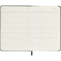 Calendar 18M Weekly Hard Cover Horisontell Pocket Black in the group Paper & Pads / Planners / 18-Month Planners at Pen Store (135593)