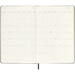 Calendar 18M Weekly Hard Cover Horisontell Large Black in the group Paper & Pads / Planners / 18-Month Planners at Pen Store (135594)