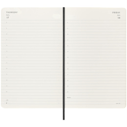 Calendar 18M Daily Soft Cover Large Black in the group Paper & Pads / Planners / 18-Month Planners at Pen Store (135595)