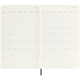 Calendar 18M Daily Soft Cover Large Black in the group Paper & Pads / Planners / 18-Month Planners at Pen Store (135595)