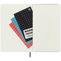 Calendar 18M Daily Soft Cover Large Black in the group Paper & Pads / Planners / 18-Month Planners at Pen Store (135595)