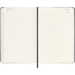 Calendar 18M Daily Hard Cover Large Black in the group Paper & Pads / Planners / 18-Month Planners at Pen Store (135596)