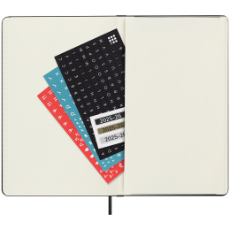 Calendar 18M Daily Hard Cover Large Black in the group Paper & Pads / Planners / 18-Month Planners at Pen Store (135596)