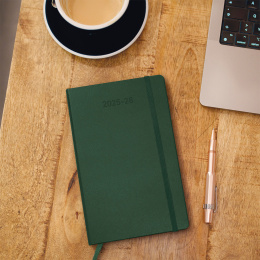 Calendar 18M WeekNote Soft Cover Large Myrtle Green in the group Paper & Pads / Planners / 18-Month Planners at Pen Store (135603)