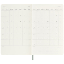 Calendar 18M WeekNote Soft Cover Large Myrtle Green in the group Paper & Pads / Planners / 18-Month Planners at Pen Store (135603)