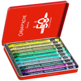 Neocolor II Aquarelle 50 Years Lush 10-set in the group Art Supplies / Artist colours / Pastels / Wax pastels at Pen Store (135628)
